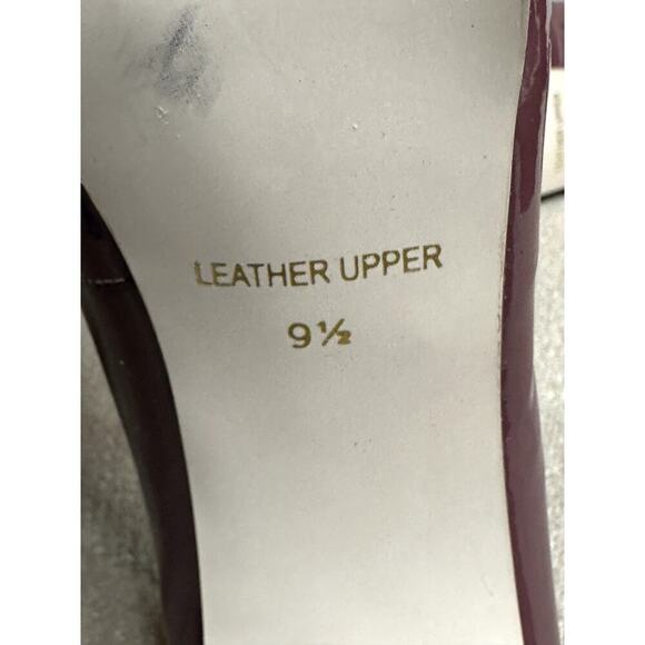 Kelsi Dagger Linzy BLUSH Mauve Soft Patent Leather Platform Heels Pumps Size 9.5 - Picture 8 of 12